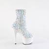 Pleaser - ADORE1042SQ Bottes de plateforme, Pole dance chaussures - Blanc Product image